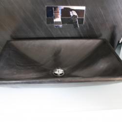 Vasca lavabo da massello su misura - Trapezio - Design moderno